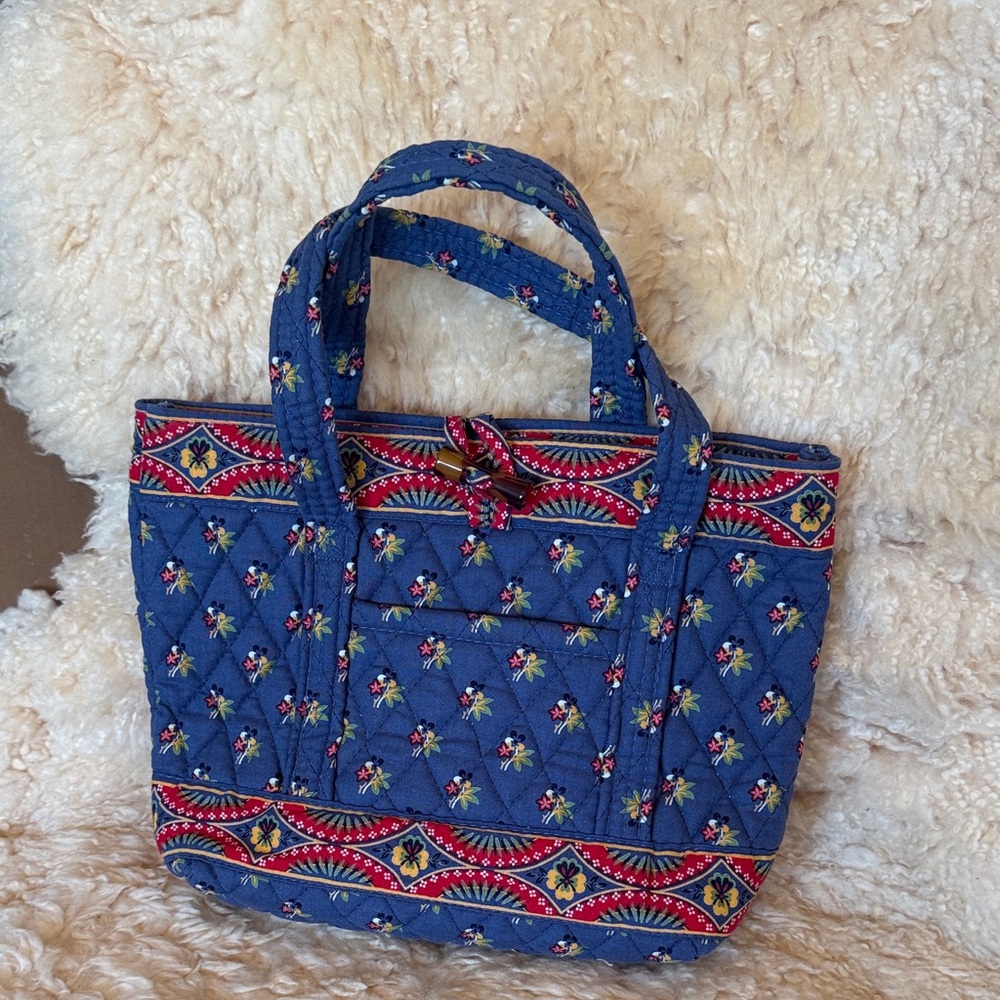 Vintage Vera Bradley mini tote bag